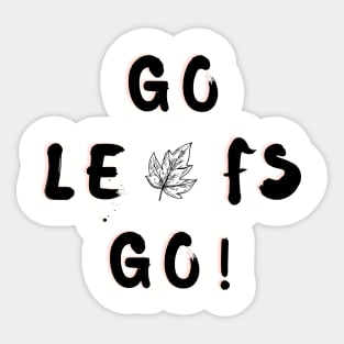 Go Leafs Go Sticker